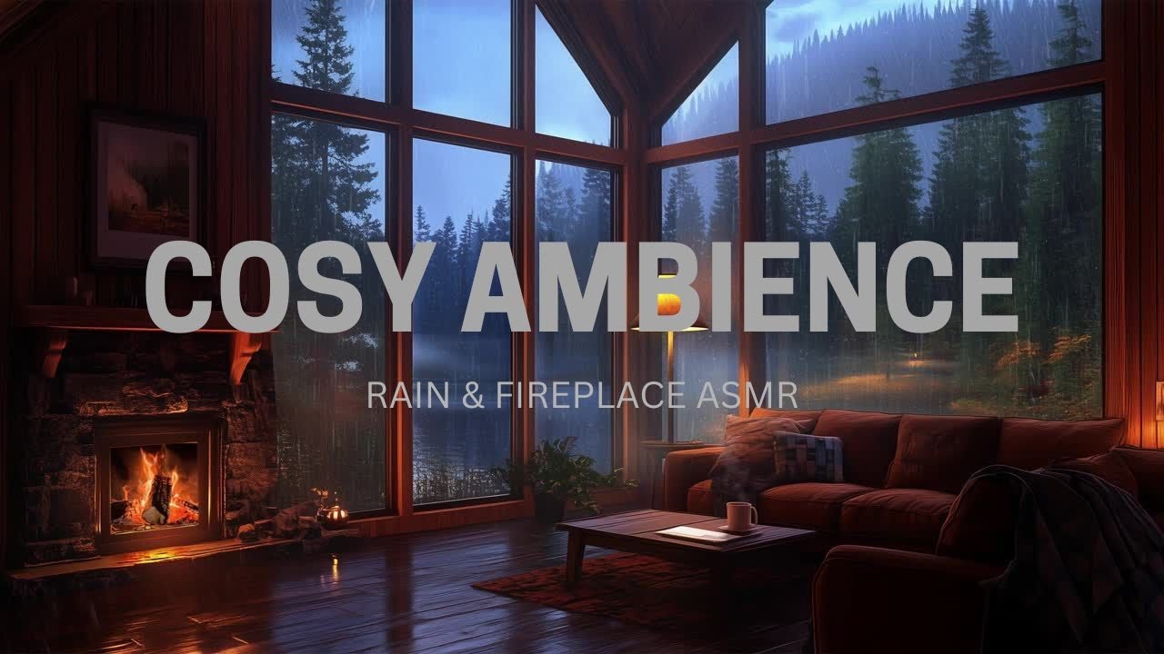 Cosy Heavy Rain Sounds for Relaxation | 2 Hour Soothing Rain Soundscape | Ambience for Sleep & Focus