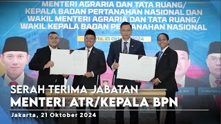 Handover of the Department of Minister of ATR/Head of BPN