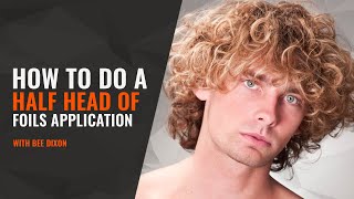HOW TO DO A HALF HEAD OF FOILS APPLICATION