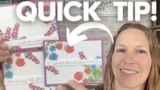 Multiply Your Card Making - 4 Cards In Minutes!