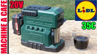 LIDL Aku kávovar PARKSIDE PKMA 20 Li A1 20V as Makita DCM501Z Cordless Coffee Machine