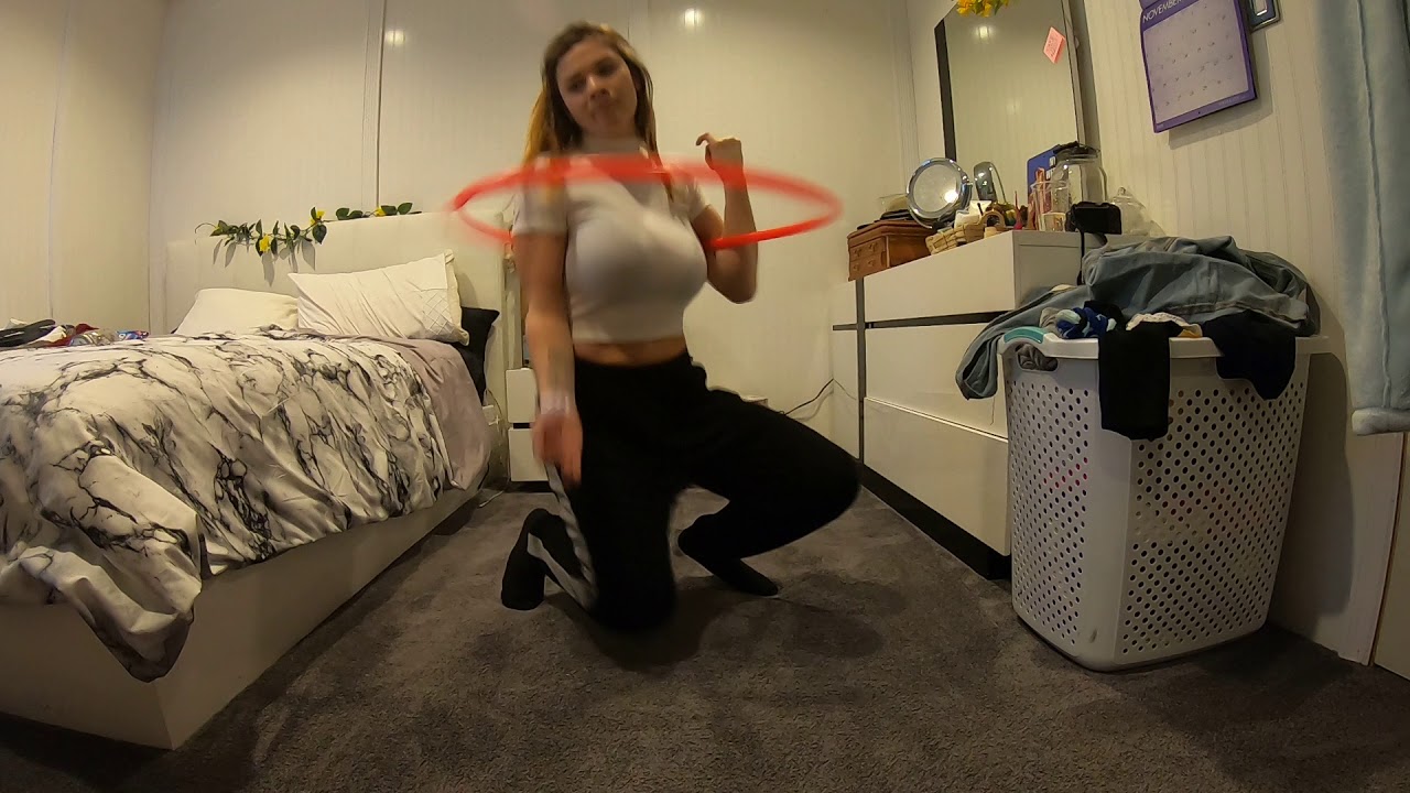 Morning bj hula hoop freestyle dance - YouTube