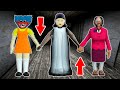 Granny vs Huggy Wuggy vs Squid Game vs Baldi - funny horror animation (30 minutes with Granny)