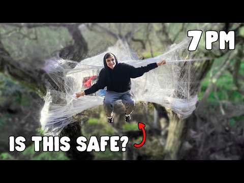 Can I Survive Overnight In A Plastic Wrap Treehouse?