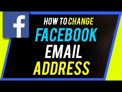 Como mudar Facebook Email Address