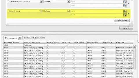 Sage 300 ERP - Creating a Query