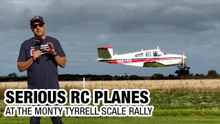 Serious planes, pilots and action at an RC plane event