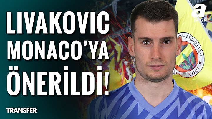 Salim Manav: "Fenerbahçe'de Dominik Livakovic, Monaco’ya Önerildi!" / A Spor / Son Sayfa