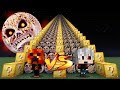 KORKUNÇ AY VS THEMURAT MERDİVEN ŞANS BLOKLARI - Minecraft