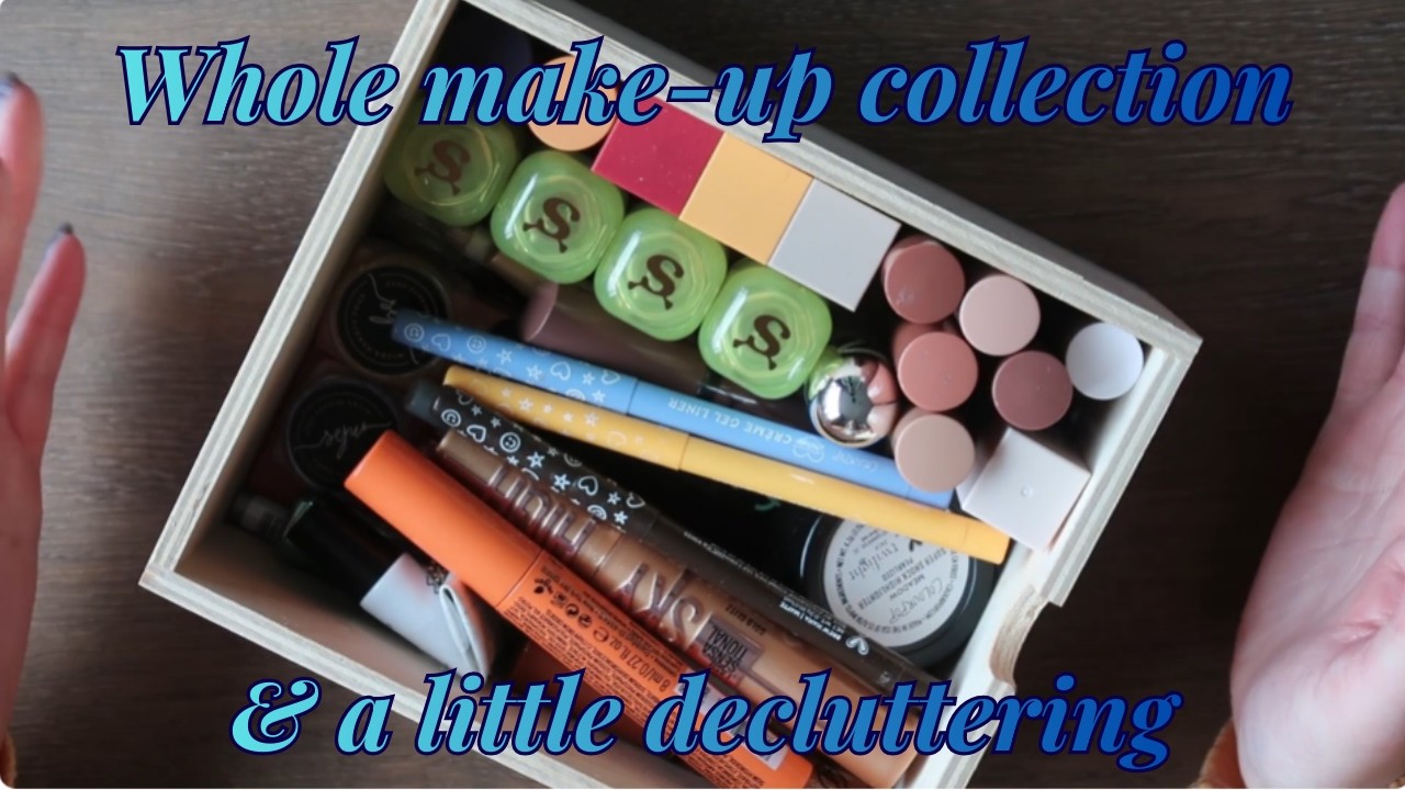 Whole make-up collection & declutter | anoukdominiquerose