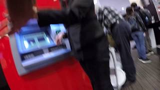 How to wit raw money and deposit money NAB ATM Sydney Australia