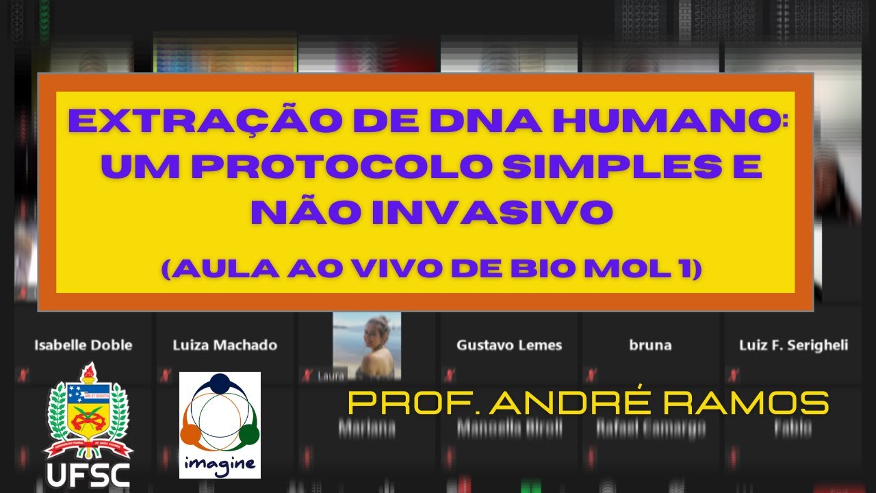 ⁣Extração de DNA Humano: Um Protocolo Simples e Não Invasivo