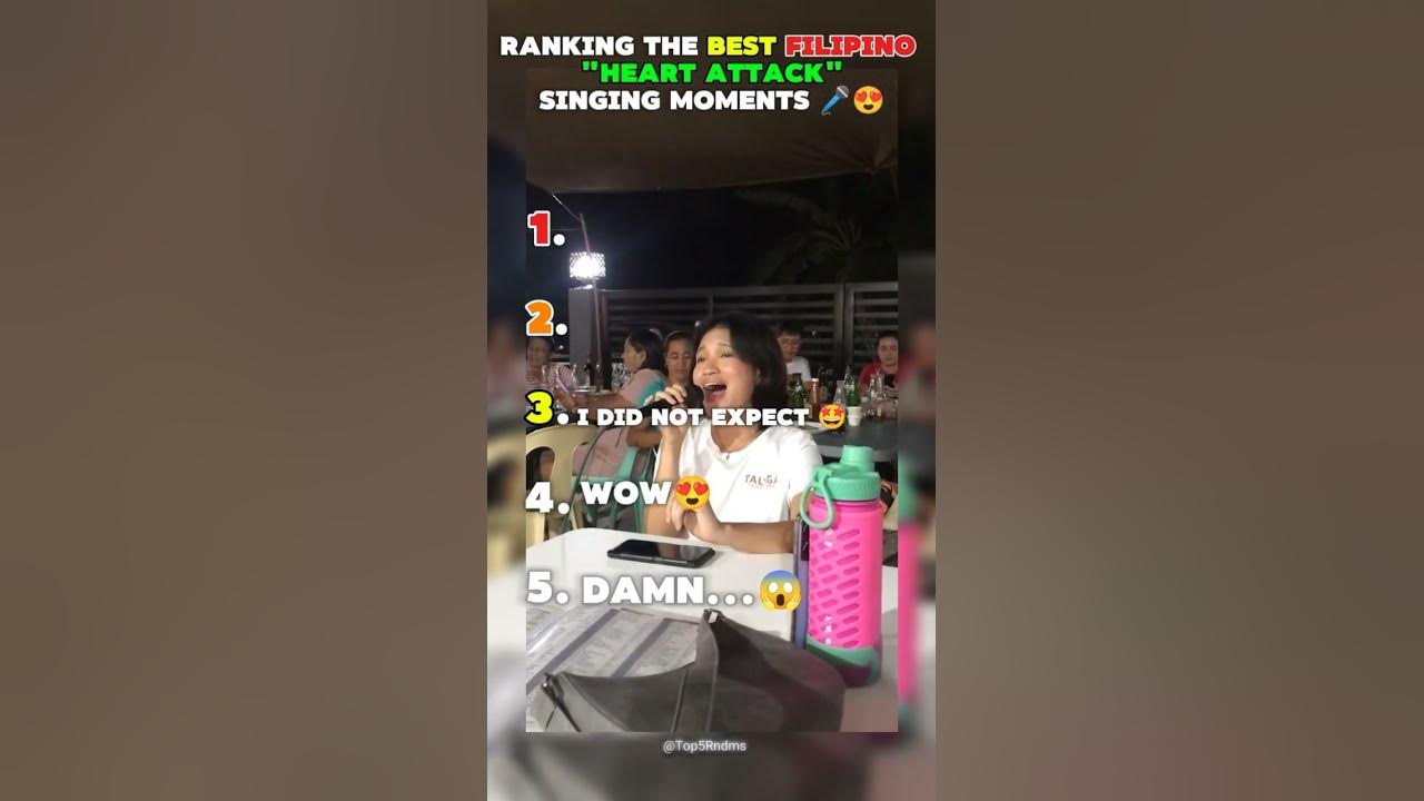 Ranking the best Filipino "Heart Attack" Singing Moments 🎤😍#shorts #shortvideo #talent #singing