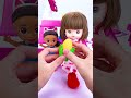 Gabby Girl and Mel-chan Eats Corn Set Toys, Satisfying Unboxing Mini Kitchen Set ASMR