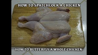 How to Butterfly a Whole Chicken - How to Spatchcock Chicken