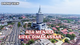 FOOTAGE DRONE GRAHA PENA ATAU GEDUNG FAJAR MAKASSAR 28-6-2024 SULAWESI SELATAN