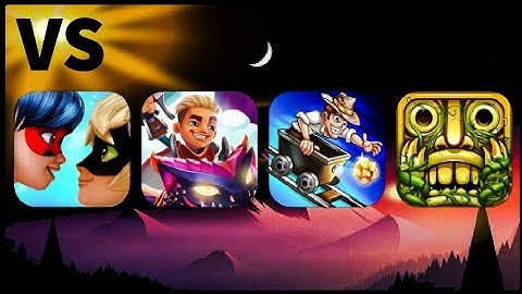 Temple Run 2 VS Miraculous VS BRIM VS Rail Rush Gameplay | Temple Runner | Endless Running Games