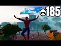 185 elimination solo vs squads wins full gameplay fortnite chapter 4 season 3