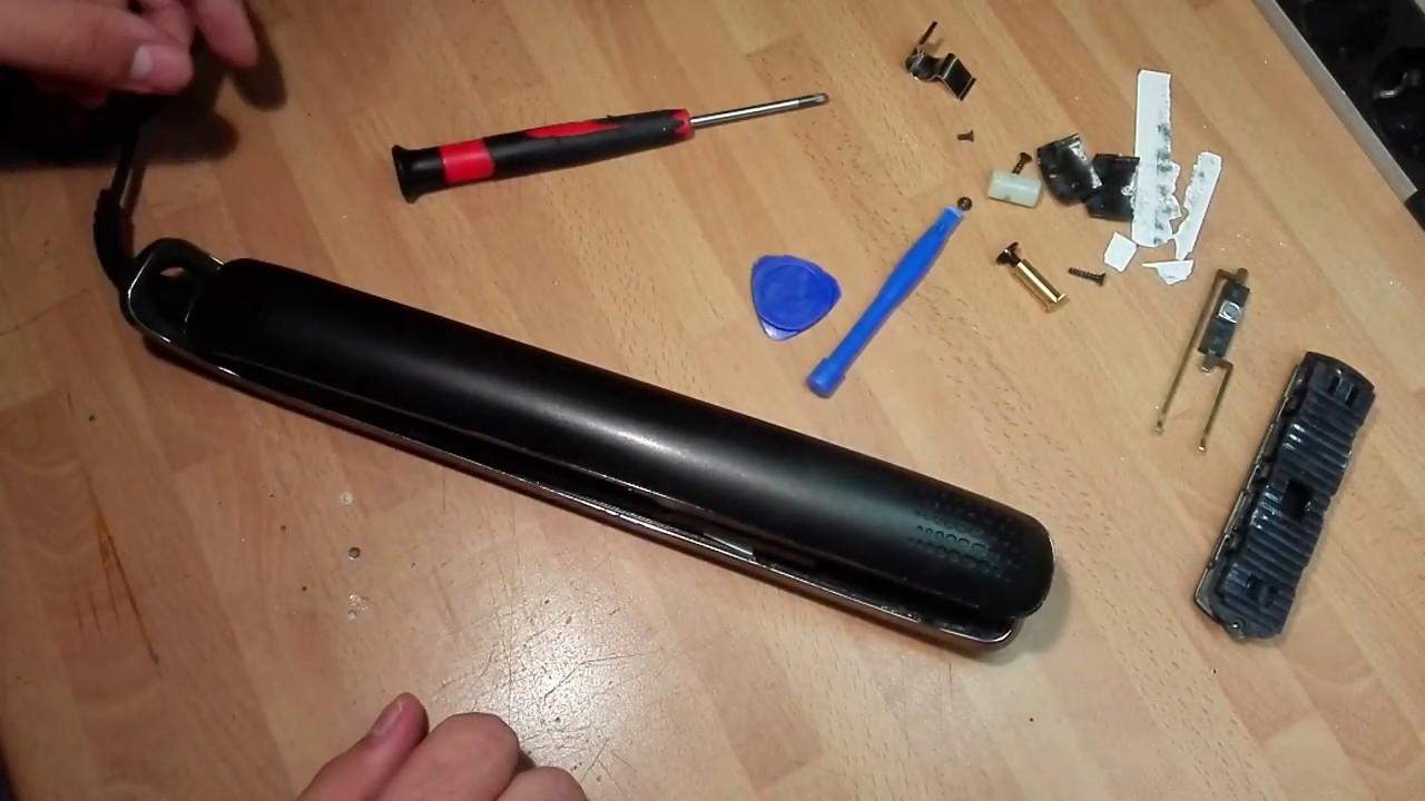 Apertura y funcionamiento de plancha de pelo ghd eclipse - YouTube