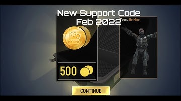 Support Code Tacticool Feb 2022