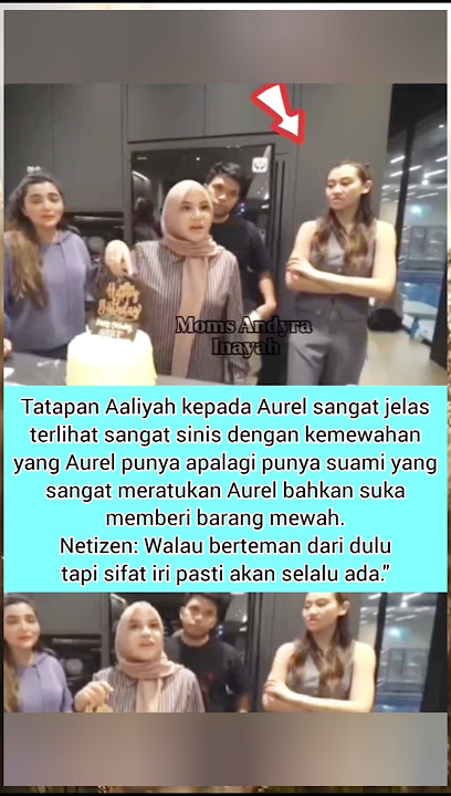 AALIYAH SEPERTI ADA IRI SAMA AUREL⁉️🥺 #aaliyah #aurelhermansyah