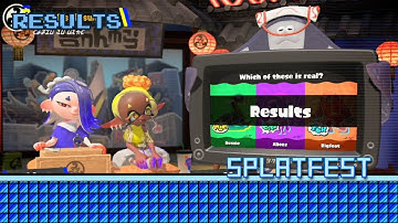 Splatoon 3 - Splatfest Results - Nessie vs Aliens vs Bigfoot