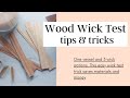 Wood Wick Testing hack - This easy trick will save you materials and money