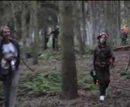 Skirmish laser tag capture the flag