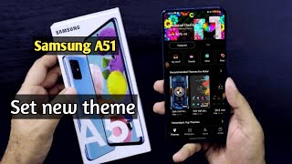 How to Change Theme in Samsung Galaxy A51 | samsung galaxy a51 me Theme Kaise Change Kare screenshot 1