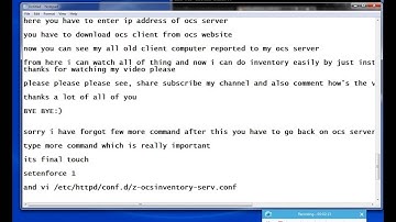 OCS INVENTORY SERVER HOW TO INSTALL AND CONFIGURE OCS INVENTORY 2.1 ON CENT OS 6.5 64 BIT PART 2