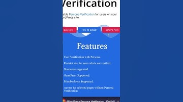 WordPress Persona Verification: Verify Users
