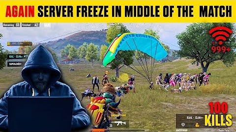 server freeze 🥵 lobby me hacker 🤯 | #bgmi #pubg #pubgmobile #hacker #krafton