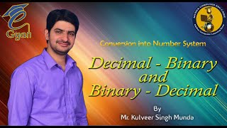 Conversion --- Decimal to Binary | Kulveer Singh