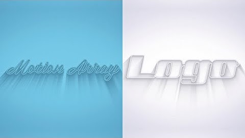 Clean & Elegant Logo Reveal After Effects Templates