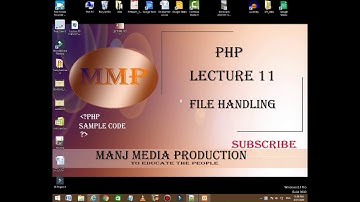 +#phpfilehandiling #fileinphp #mmp Lecture 11 PHP File Handling in Urdu Hindi
