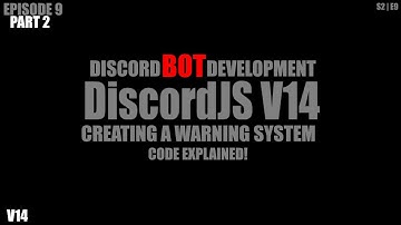 DiscordJS V14 | Creating a Warning System | Part 2