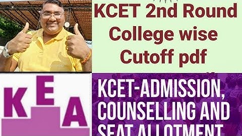 Kcet seat allotment 2024|KCET 2024|kcet cut off 2024|KCET updates 2024|KCET college wise cutoff 2024