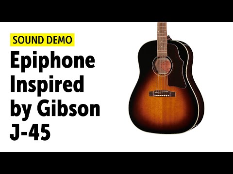 Epiphone Inspired By Gibson J 45 Sound Demo No Talking Youtube