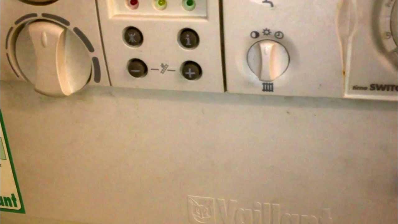 how to reset the vailant boiler after refilling.MOV YouTube