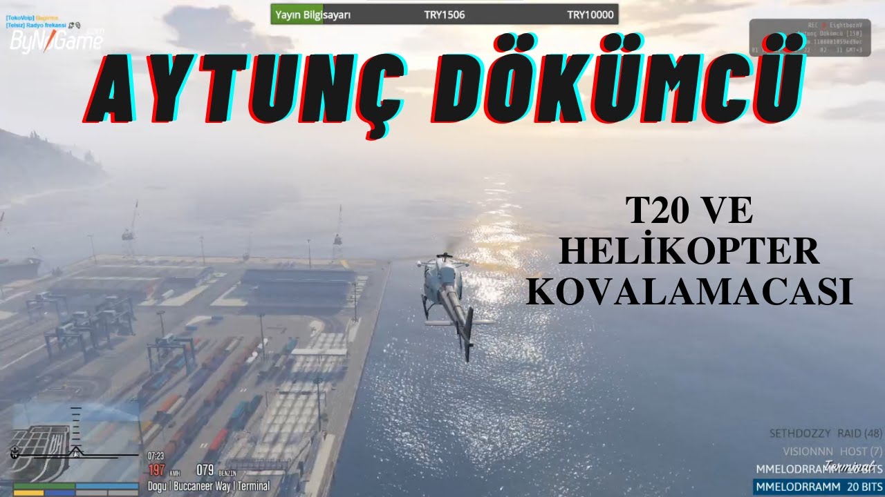 EightbornV - Aytunç Dökümcü Necdet Selman T20 ve Helikopter KOVALAMACASI!!(Air)