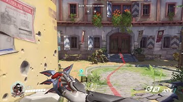 Overwatch: Genji 5k damage deflect in seconds