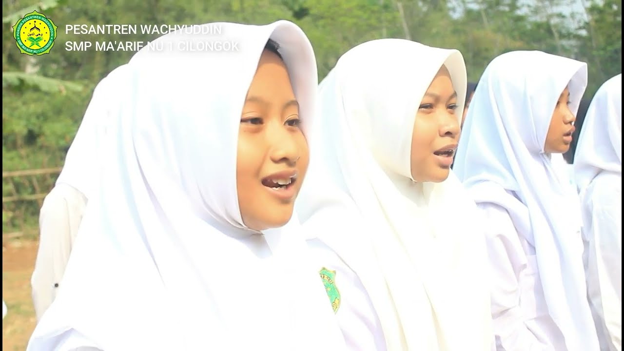 COVER VIDEO BACKGROUND HARI SANTRI 2024 || SMP MA'ARIF NU 1 CILONGOK