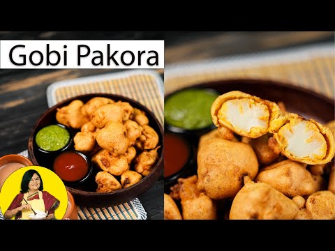 Gobi Pakora Recipe | गोभी के पकोड़े बनाने का तरीका | Cauliflower Pakoda | how to make gobi pakoda | | Tarla Dalal