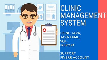 Preview of Clinic Management System using Java, JavaFX, SQL, iReport, SceneBuilder for MediCare Clin