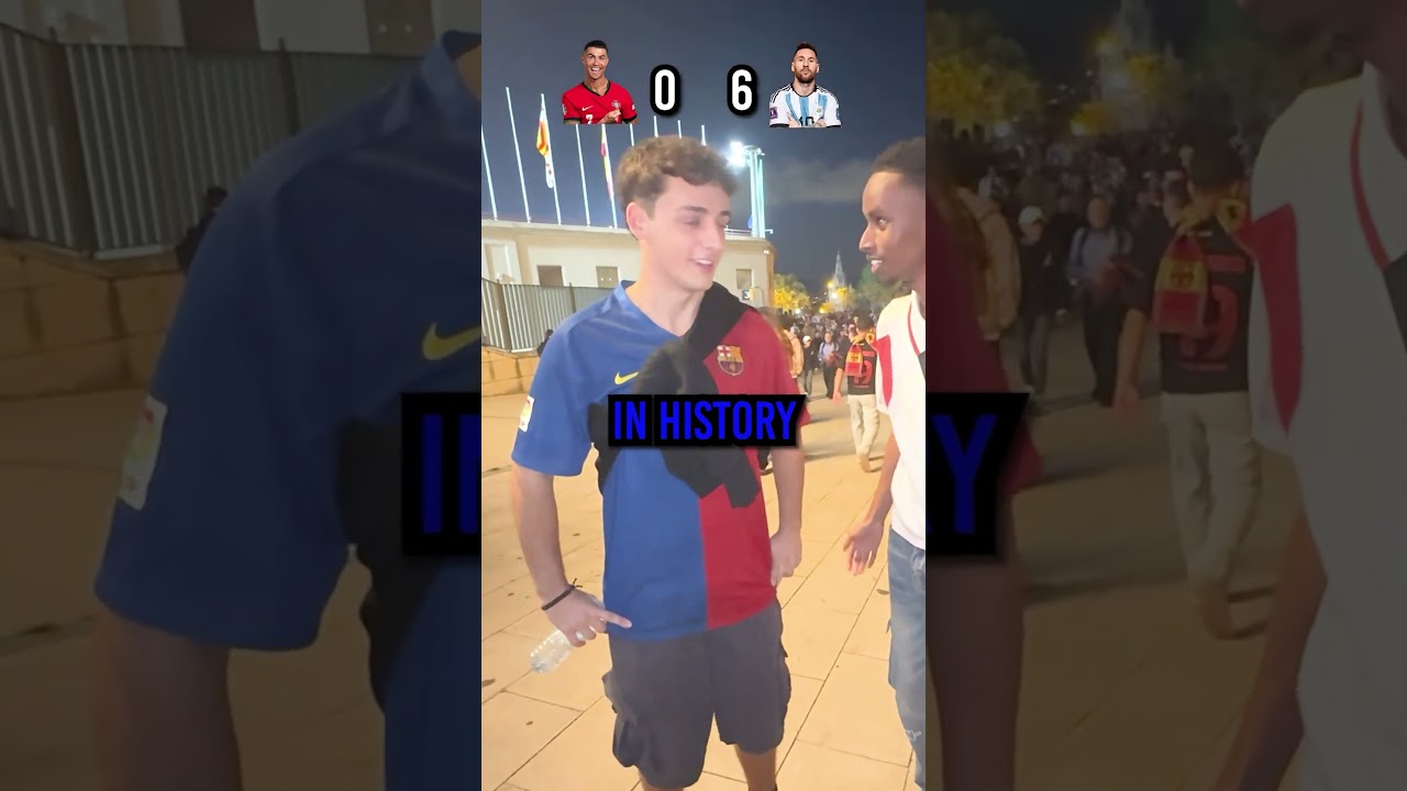 Can I Find A Ronaldo Fan At The FC Barcelona Stadium? 😳🇵🇹
