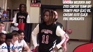 Jordan Wilburn And Otis Carter Team Up Trinity Prep Ga Vs. Caesar Elite Ga Full Highlights