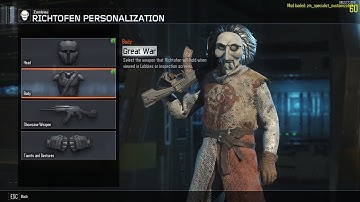 Black Ops 3 Zombies Character Customization and Character Selection mod Part 2
