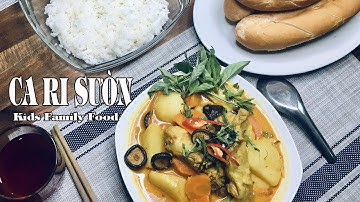 Ca Ri Sườn Non, Cách Nấu CARI Sườn Non Siêu Ngon | ASMR Cooking | Kids Family Food
