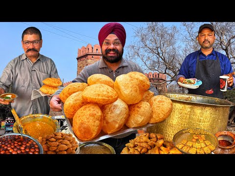 Famous street food in Daryaganj | Lotan Chole Kulche , Chole Bathure , Chole poori