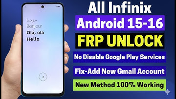 All Infinix Frp Bypass Android 15 Unlock Google Account Remove Without PC || New Method 100% Working